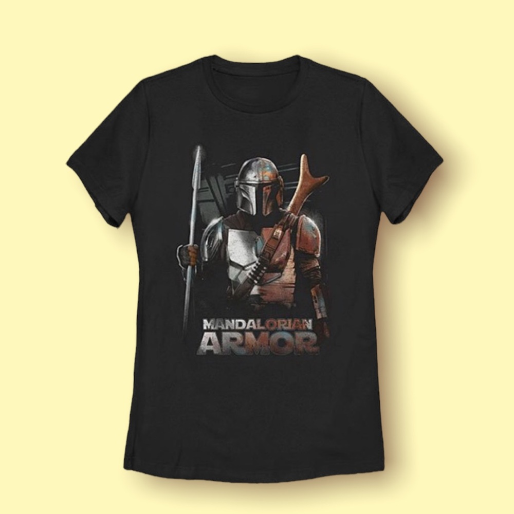 Mandalorian Graphic Women’s Black Short Sleeves Top